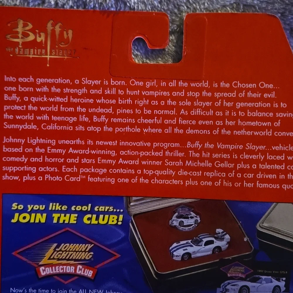 Vintage 2000s Johnny Lightning Buffy Die-Cast Cars Willow And Buffy